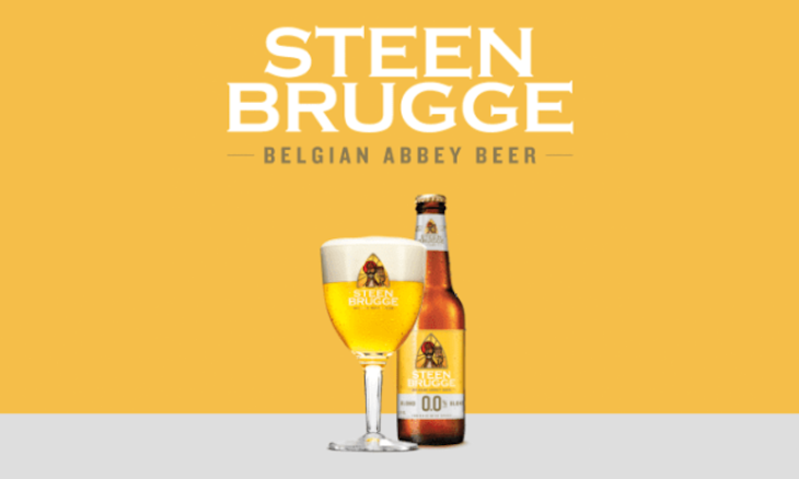 Steenbrugge blond alcoholvrij bokaal en flesje
